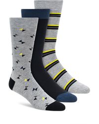 DKNY - Assorted 3-pack Terry Crew Socks - Lyst