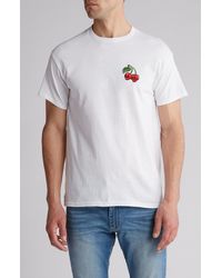 Retrofit - Skull Cherry Chest Patch Cotton T-shirt - Lyst