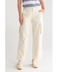 Madewell - Garment Dyed Low-slung Straight Leg Cargo Pants - Lyst