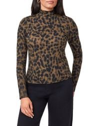 Scotch & Soda - Long Sleeve Mock Neck Top - Lyst