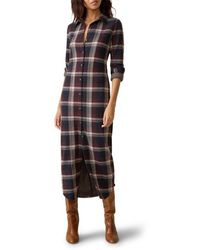 Faherty - Legend Plaid Long Sleeve Shirtdress - Lyst