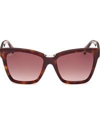 Max Mara - 55Mm Cat Eye Sunglasses - Lyst