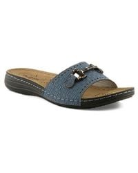 Flexus by Spring Step - Enamel Bit Slide Sandal - Lyst