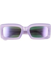 DIFF - 53Mm Rectangle Sunglasses - Lyst