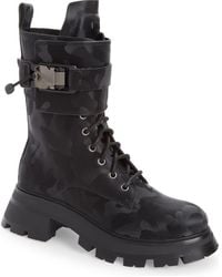 DKNY - Sava Combat Boot - Lyst