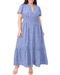 Cece - Daisy Chambray Maxi Dress - Lyst
