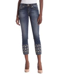 Miss Me Big Deal Mid-rise Ankle Skinny Jeans - Blue