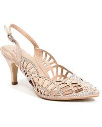 Lady Couture - Rhinestone Slingback Pump - Lyst