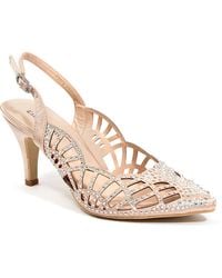 Lady Couture - Rhinestone Slingback Pump - Lyst