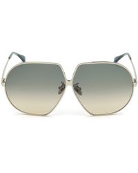 Tom Ford - 66mm Geometric Oversize Sunglasses - Lyst