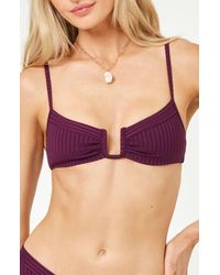 LSPACE - Peyton Bikini Top - Lyst