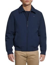 Tommy Hilfiger - Water-Resistant Soft Shell Zip-Up Jacket - Lyst