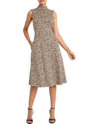 Maggy London - Panthera Jacquard Fit & Flare Dress - Lyst