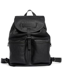 Longchamp - Lc3D Large Leather Backpack - Lyst