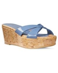 Stuart Weitzman - Carmen Wedge Sandal - Lyst