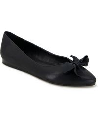 Kenneth Cole - Lily Bow Pointed Toe Flat - Lyst