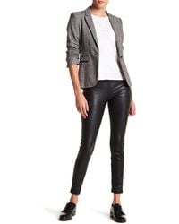 Blank NYC Faux Leather Pull-on Leggings In Happy Hour At Nordstrom Rack - Black