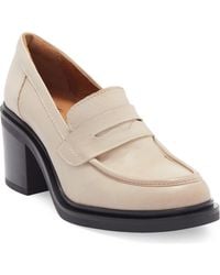 Miz Mooz - Day Block Heel Penny Loafer - Lyst