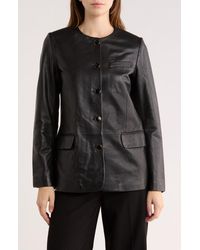 Rag & Bone - Payley Leather Blazer - Lyst