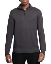 Xray Jeans - Quarter Zip Mock Neck Sweater - Lyst