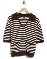 Sanctuary - Collared Cotton Sweater - Lyst