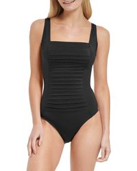 Calvin Klein Starburst One-piece Swimsuit, Created For Macy's in Purple |  Lyst