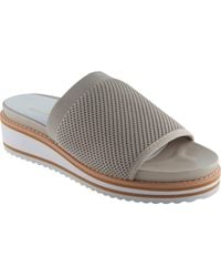 David Tate - Aline Knit Wedge Slide Sandal - Lyst