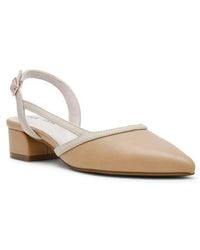 Anne Klein - Untie Slingback Block Heel Pump - Lyst