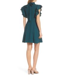 chelsea28 crepe shift dress