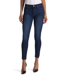 Hudson Jeans Denim Barbara Exposed Zip High Waist Ankle Skinny Jeans  (maniac) - Lyst