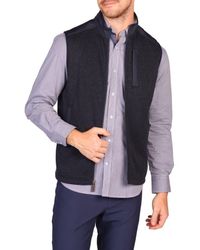 Tailorbyrd - Full Zip Knit Vest - Lyst