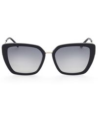 Guess - 56mm Gradient Butterfly Sunglasses - Lyst