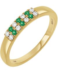 Bony Levy - El Mar 18k Yellow Gold Diamond & Emerald Ring - Lyst
