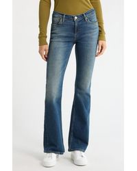 RE/DONE - Low Rise Micro Bootcut Jeans - Lyst