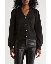 Joseph A - Faux Pearl Button Cardigan - Lyst