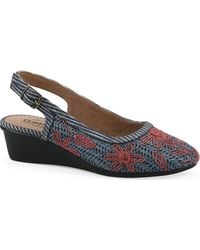 White Mountain - Borris Slingback Wedge - Lyst