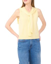 Halogen® - Tie Shoulder Sleeveless Sweater - Lyst