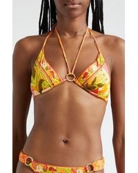 CAMILLA - Ring Tri Multistrap String Bikini Top - Lyst