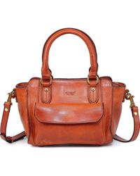 Old Trend - Structured Leather Convertible Satchel - Lyst