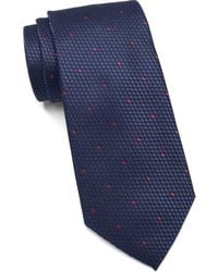 Tom Baine - Grid Texture Tie - Lyst