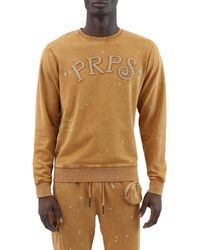 PRPS - Bourn Appliqué Cotton Graphic Cargo Sweatshirt - Lyst