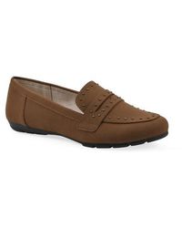 White Mountain - Giada Stud Driving Loafer - Lyst