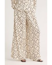 L'Agence - Lillian Wide Leg Pants - Lyst