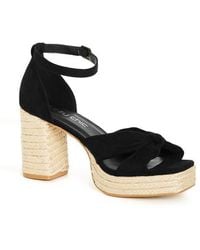 City Chic - Oakley Platform Espadrille Sandal - Lyst