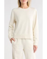 Vince - Crewneck Cotton Sweatshirt - Lyst