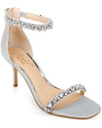 Badgley Mischka - Dustyn Metallic Sandal - Lyst