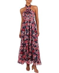 fira asymmetric neck ruched maxi dress Ever-Pretty Ruched V-Neck Maxi Dress with Front Drawstring for Summer Wedding Guests & Formal Nights Occasion Dress