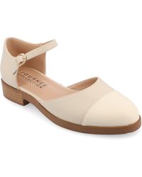 Journee Collection - Tesley Cap Toe Mary Jane Flat - Lyst