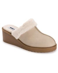 Muk Luks - Sophia Faux Fur Trim Mule - Lyst