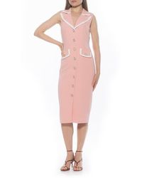 Alexia Admor - Jean Sheath Dress - Lyst
